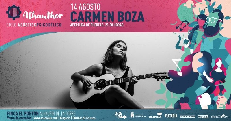 El viernes 14 continúa el ciclo 'Alhautor' con un concierto de Carmen Boza