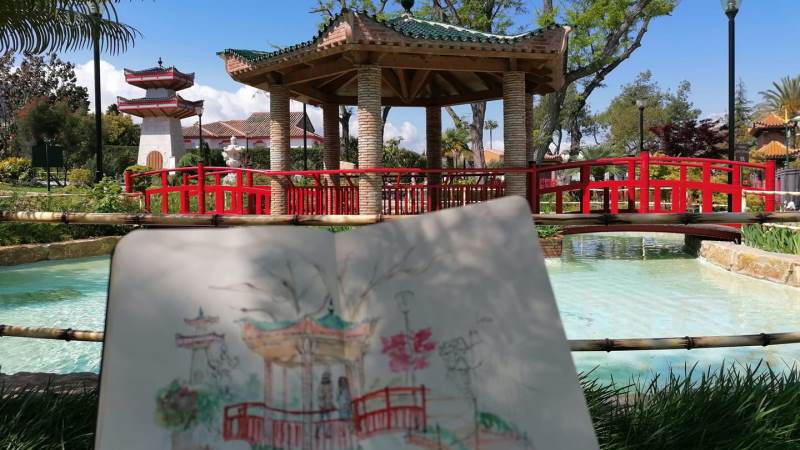 Artistas e ilustradores volverán a tomar Alhaurín de la Torre el día 15 en la II Jornada de Urban Sketchers