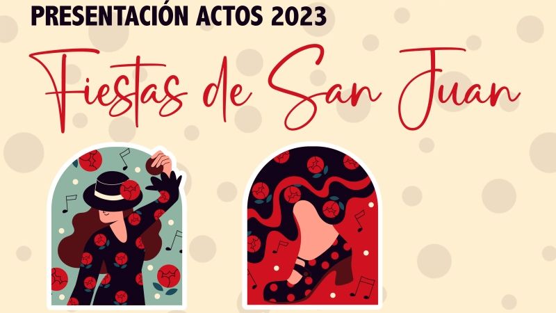 El cartel y el programa de la Feria de San Juan 2023 se presenta este viernes, 19 de mayo