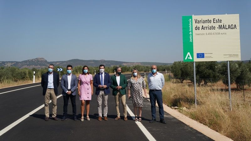 Moreno inaugura la Variante Este de Arriate
