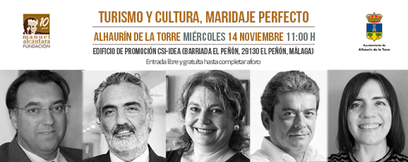 Alhaurín de la Torre acoge el encuentro 'Turismo y Cultura, maridaje perfecto', de la Fundación Manuel Alcántara