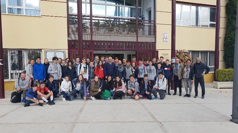 Recepción institucional a un grupo de alumnos de Holanda