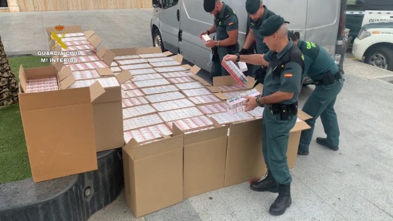 La Guardia Civil interviene 26.000 cajetillas de tabaco de contrabando en Alhaurín de la Torre