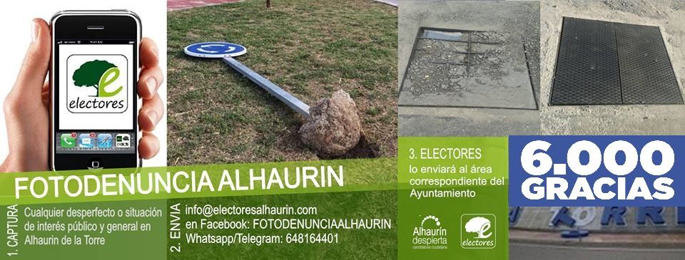 Fotodenuncia Alhaurín alcanza los 6000 participantes