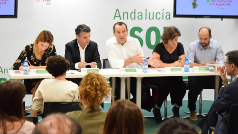 El PSOE de Málaga aprueba por unanimidad la propuesta de lista al Parlamento de Andalucía encabezada por José Luis Ruiz Espejo