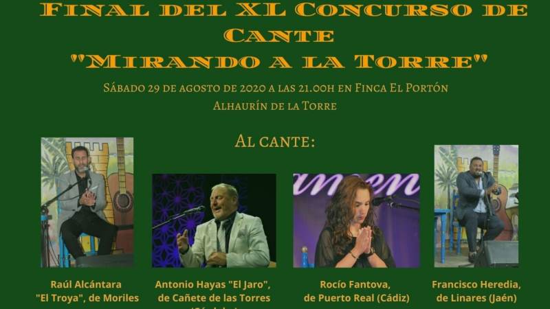 Cuatro finalistas aspiran a ganar el concurso 'Mirando a la Torre' este próximo sábado en El Portón