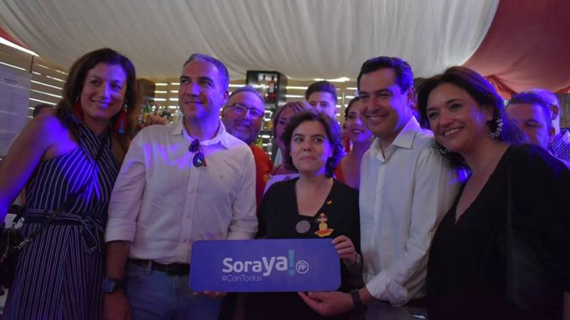 Soraya Sáenz de Santamaría elige Málaga para comenzar su campaña como aspirante a presidir el partido