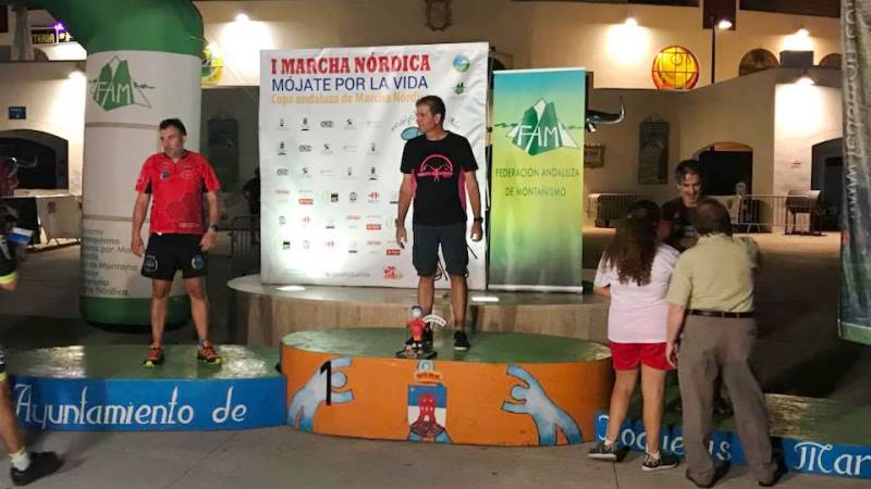 Nacho Ramírez logra el subcampeonato en categoría Master 40 de Copa Andalucía de Marcha Nórdica