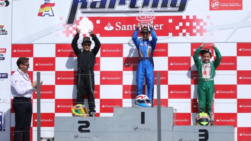Alberto Hurtado, subcampeón de España de Karting