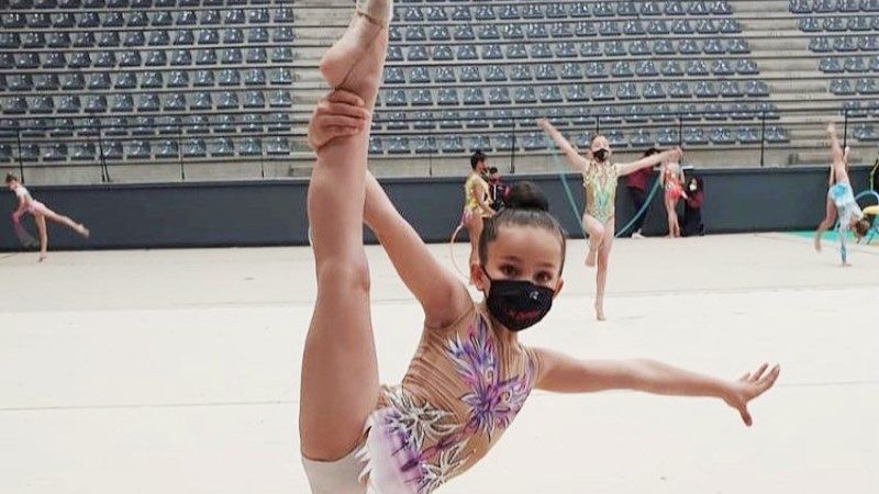 La alhaurina Celia Escudero tercera de España en el nacional por equipos categoría alevín cuerda
