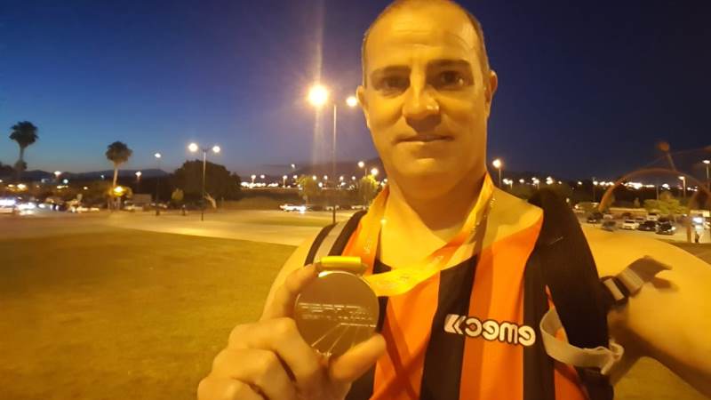 Excelente participación del atleta Antonio Aguilar en el Campeonato Master de atletismo celebrado en Málaga