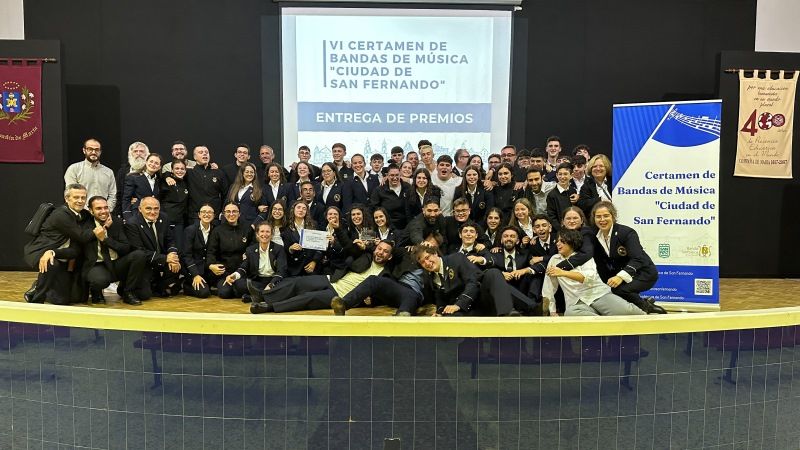 Banda Municipal de Música de Alhaurín de la Torre obtiene el primer premio en el certamen de música ‘Ciudad de San Fernando’