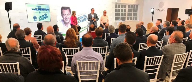 El PP destaca su apoyo al sector agroalimentario y anuncia la creación de una Consejería de Agua