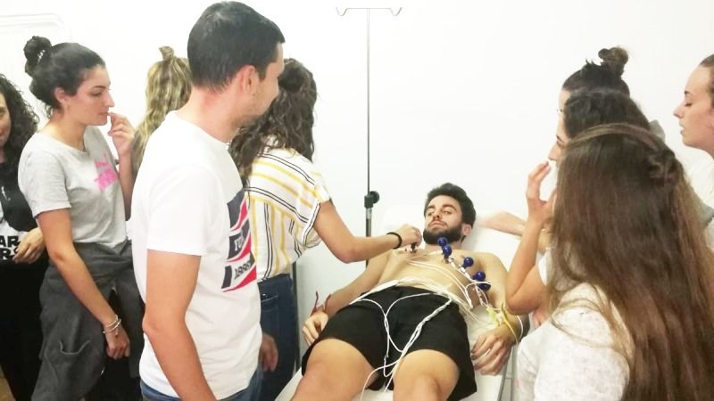 Sanitarios en el aula