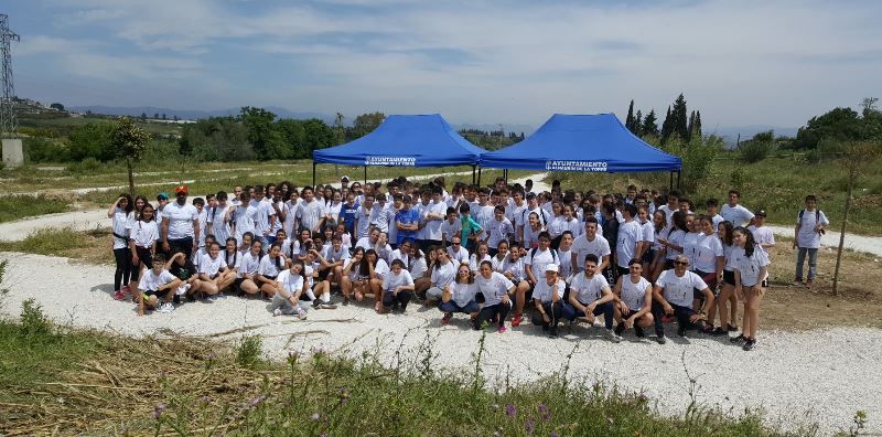 Las Ligas Educativas celebran un cross solidario con los alumnos de Secundaria del municipio