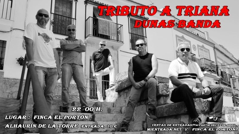 Gran expectación en torno al nuevo concierto de tributo a Triana, el próximo 8 de junio en El Portón