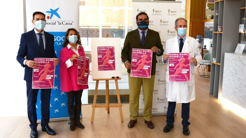 La “Marea Rosa” de AECC Marbella este año será online a beneficio de la lucha contra el cáncer de mama