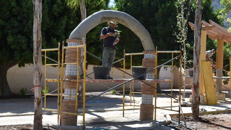 Las obras de recuperación del futuro Parque de la Finca San Francisco acabarán en septiembre