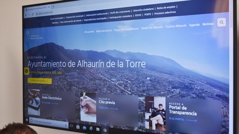 En marcha la nueva web municipal, transformada en un completo portal de servicios a la ciudadanía