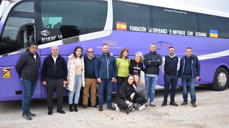 El bus solidario fletado por Churriana y Alhaurín de la Torre ya está en camino a la frontera ucraniana