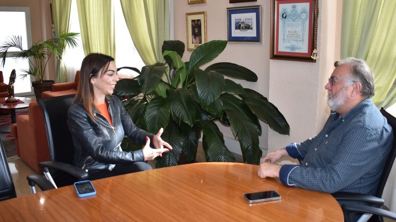 Primera visita a Alhaurín de la Torre de la nueva delegada territorial de justicia de la junta, Teresa Pardo