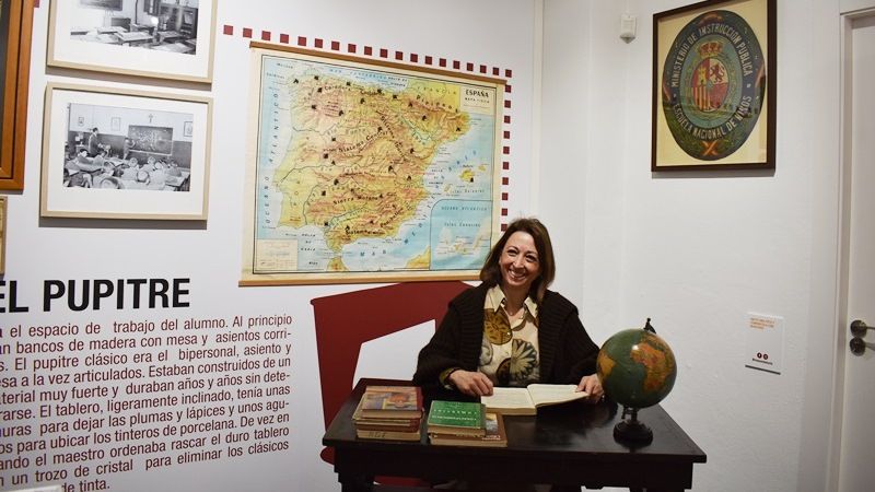 Visita privada de la Delegada del Gobierno Andaluz en Málaga al Museo Andaluz de la Educación