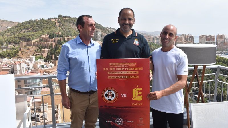 Gran acto de presentación del partido de veteranos entre Alhaurín de la Torre y la selección nacional
