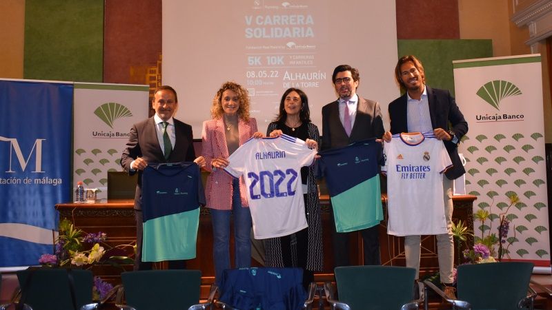 Unicaja Banco, Fundación Real Madrid y el Ayuntamiento de Alhaurín de la Torre presentan la V Carrera Popular Solidaria