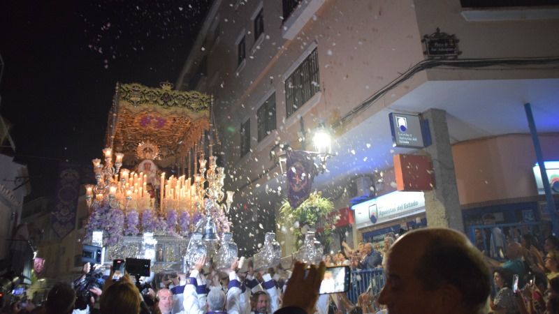 Triunfal procesión de la Virgen de los Dolores por su L Aniversario