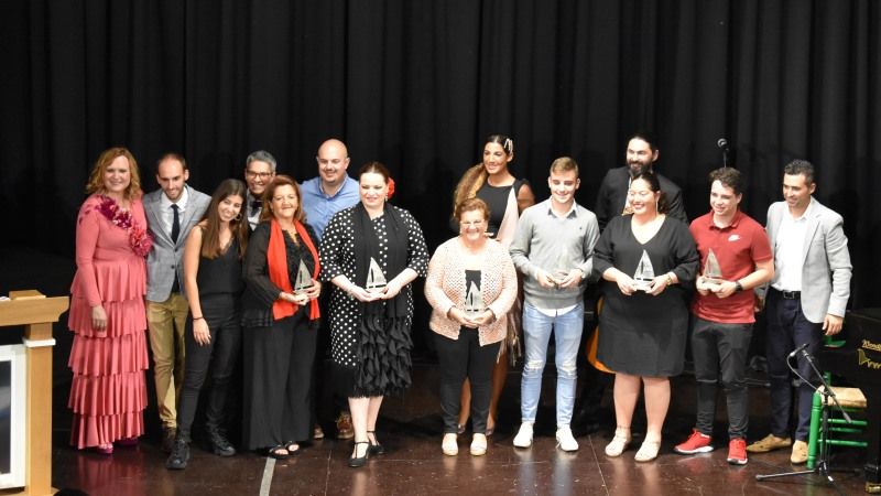 Onda Jábega entrega sus premios anuales en una velada netamente malagueña en el Centro Cultural Vicente Aleixandre
