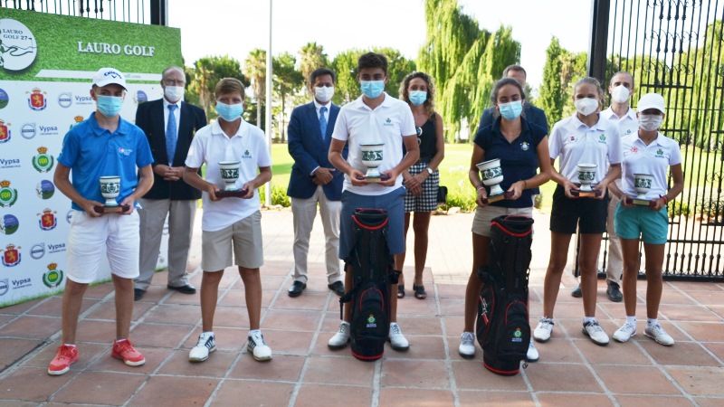 Lauro Golf corona a los nuevos Campeones de Andalucía Infantil, Alevín y Benjamín
