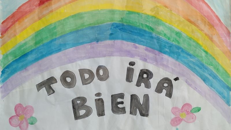 En marcha una curiosa iniciativa escolar para enviar mensajes de ánimo a los mayores