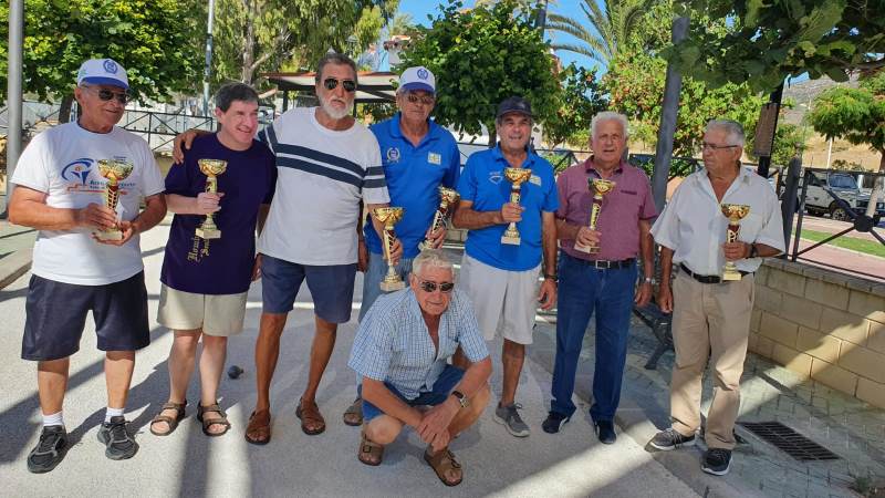 El equipo de Diego Guerrero, Antonio Garzón y Juan Lara gana el Torneo de Petanca de San Juan 2019