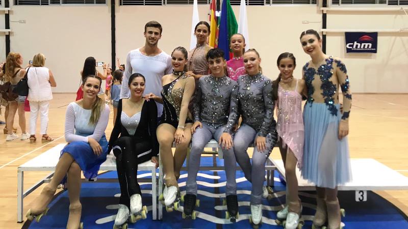El club de patinaje artístico de Alhaurín de la Torre gana 9 medallas en el Iberia Roller Dance Cup 2019