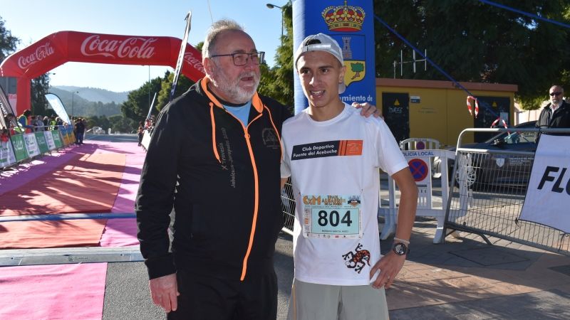 El joven deportista local Hugo Márquez García, ganador de la primera carrera de la Copa Andaluza CXM