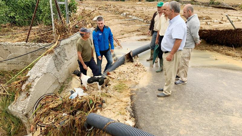 Los servicios municipales de Alhaurín de la Torre, movilizados por la gota fría