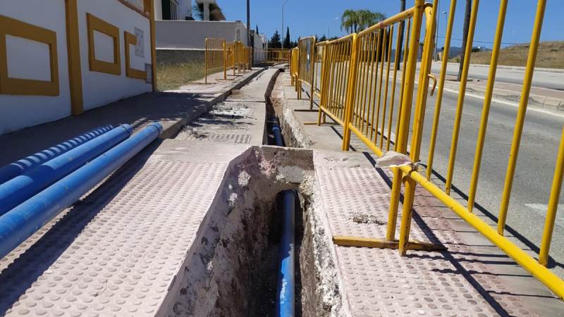 El Romeral, nueva actuación dentro del plan de renovación de la red de suministro de agua