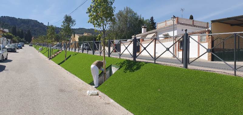 El Ayuntamiento ejecuta mejoras en la calle Las Eras y Bellavista de Zambrana