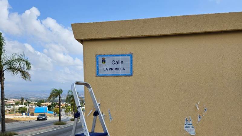 Plan de renovación de los rótulos de las calles y caminos de Alhaurín de la Torre
