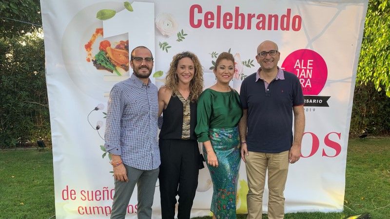 El Equipo de Gobierno participa en la celebración del 15º aniversario de Alejandra Catering