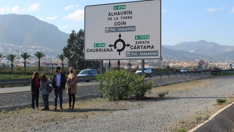 El PSOE denuncia las demoras en el el vial distribuidor y el desdoblamiento del acceso a Alhaurín de la Torre