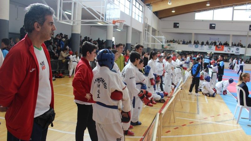 Casi 250 niños y niñas de la provincia participan en la I Copa Malagueña de Taekwondo