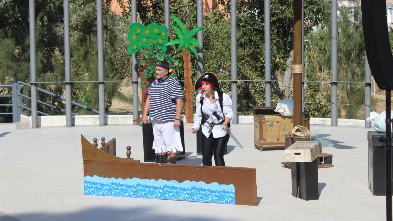 Gran éxito de la obra de teatro infantil 'La capitana Morgana y el tesoro de la isla misteriosa'