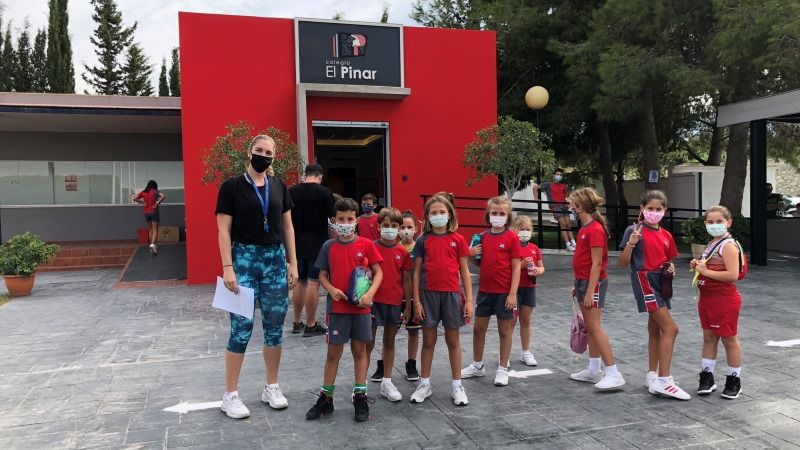 El CD Colegio El Pinar reinicia su actividad en una campaña marcada por los protocolos de seguridad en la práctica deportiva