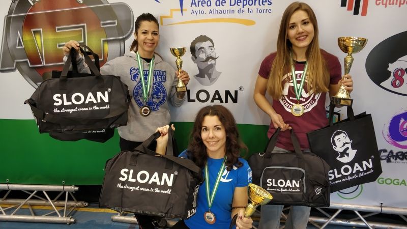 Ocho medallas para los atletas alhaurinos en el Campeonato de Andalucía de powerlifting
