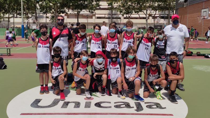 El equipo Minibasket Negro del CB Algazara se encuentra en la Fase Final de la Liga de Campeonato