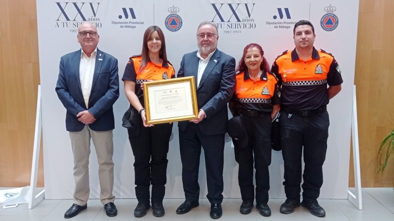 Alhaurín de la Torre, protagonista en la gala del XXV aniversario del Servicio Provincial de Protección Civil