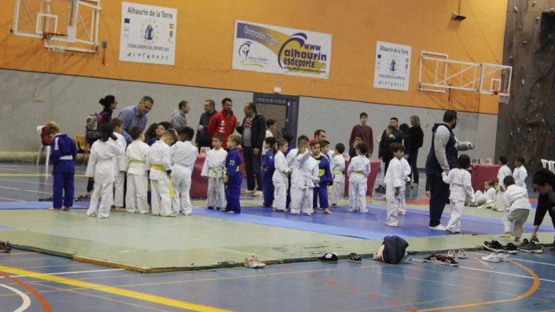 Más de 150 judokas de 5 clubes participan en el sexto Torneo Provincial en el Pabellón El Limón