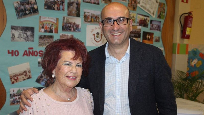 El 'Mural de la Experiencia', inaugurado en el marco del 40º aniversario del CEIP San Sebastián