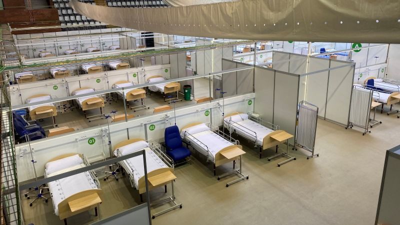 Una treintena de empresas e instituciones transforman Carranque en Hospital Auxiliar